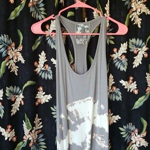 Racerback mid length tie dye midi